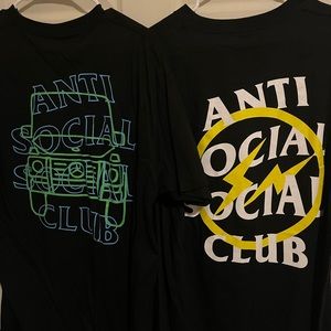Anti social social club t shirts